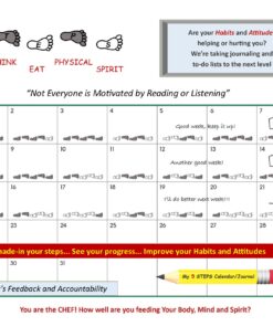 Download one month of My 5 STEPS calendar to track how you're feeding your body, mind, and spirit