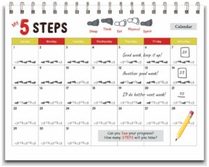 My 5 STEPS a Day Calendar