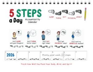 2026 5 STEPS a Day Calendar