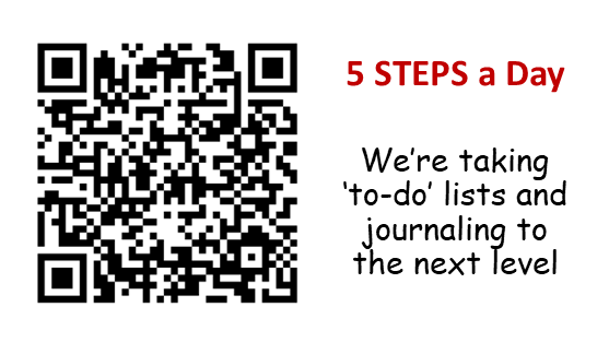 Scan the 5 STEPS a Day QR code