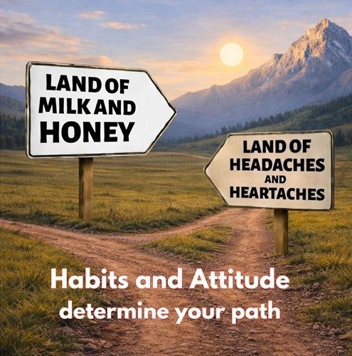5 STEPS a Day - Finding Your Land of Milk and Honey or Land of Headaches and Heartaches